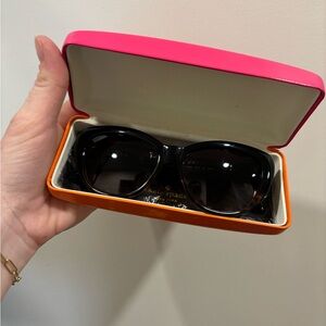Kate Spade EMALEE/S Sunglasses with Pink and Orange Case and original lens cloth